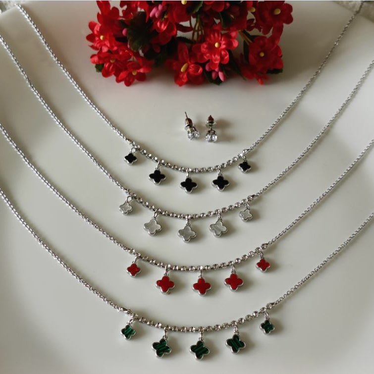 Silver/Gold/Rose Gold Plated Choker Necklace