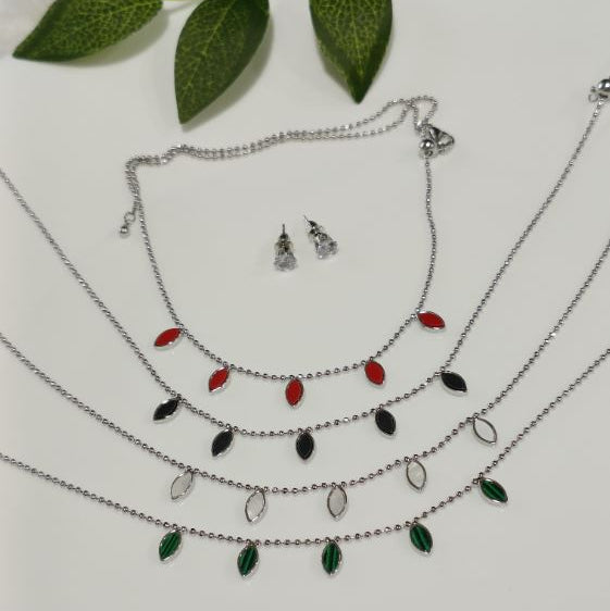 Silver/Gold/Rose Gold Plated Choker Necklace