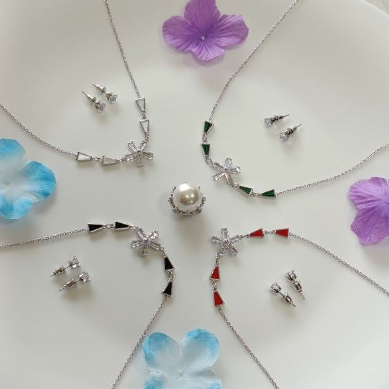 Silver/Gold/Rose Gold Plated Choker Necklace