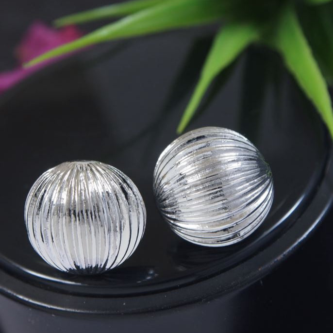 Striped Ball Stude Western Earring