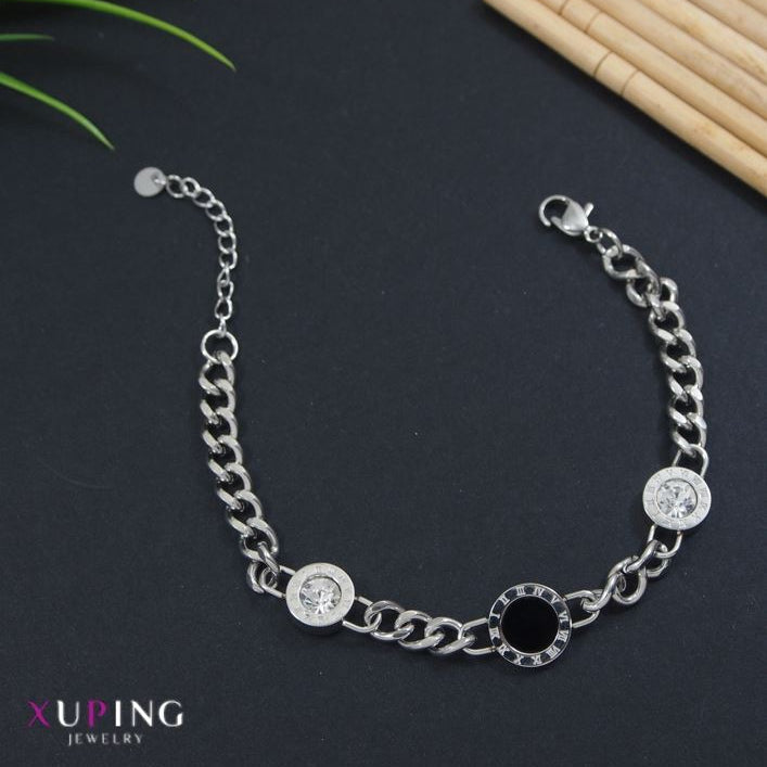 Xuping Roman Number Chain Bracelet