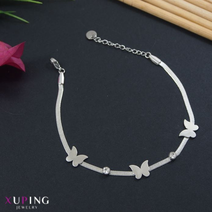 Xuping Butterfly Link Chain Bracelet