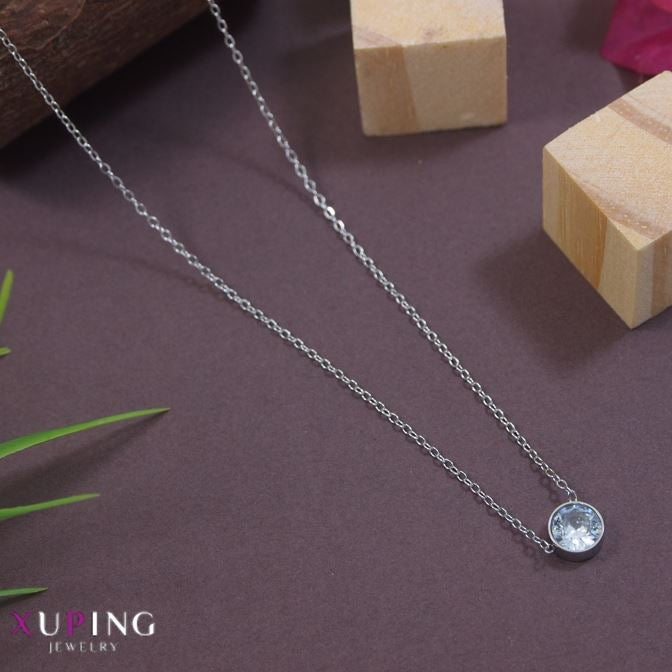 Xuping Round Pendent Necklace