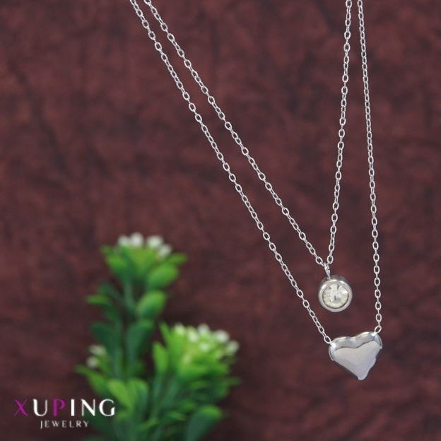 Xuping Heart Shape Pendent Necklace