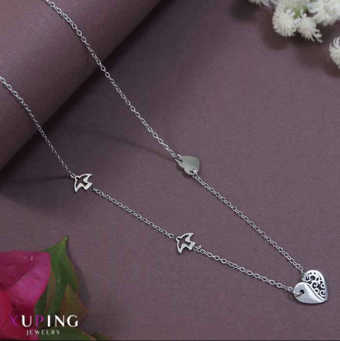 Xuping Heart Shape Pendent Necklace