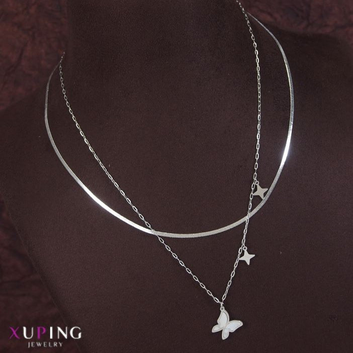 Xuping Butterfly link Pendent Necklace