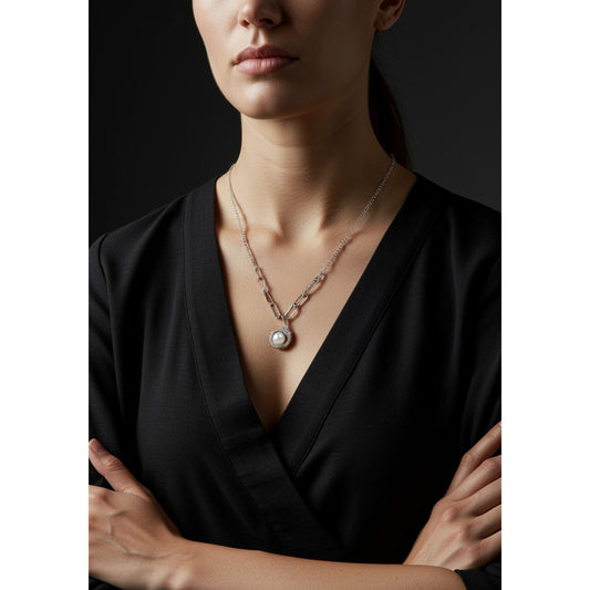 Double Layer Star Pendent Long Chain Necklace