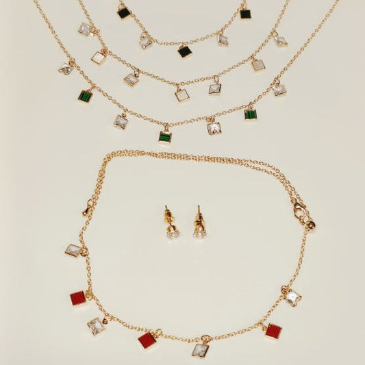 Silver/Gold/Rose Gold Plated Choker Necklace