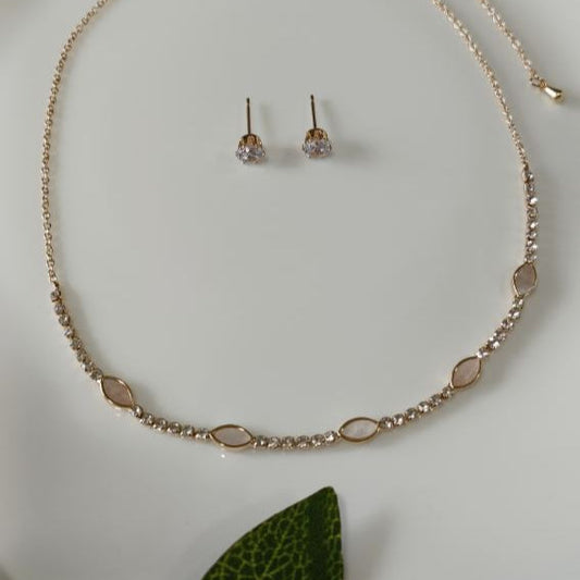 Silver/Gold/Rose Gold Plated Choker Necklace