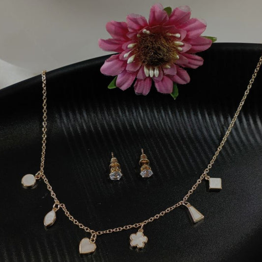 Silver/Gold/Rose Gold Plated Choker Necklace