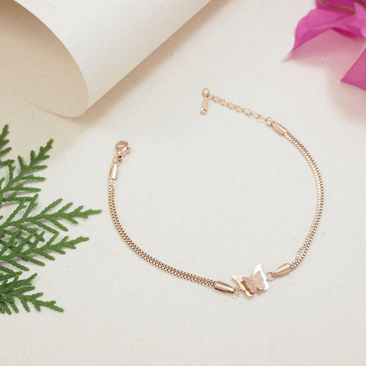 Stainless steel Butterfly Bracelet